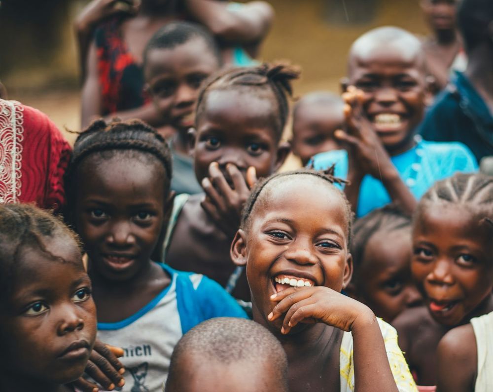 Joyful community members outdoors